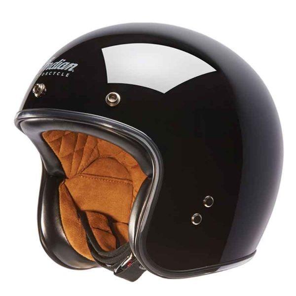 Indian Indian Retro Open Face Helmet Gloss Black